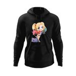 Fashion, accesorii si bijuterii - Barbati - Imbracaminte - Hanorace barbati - Hanorac barbati Joker Suicide Squad GTA Vaduva Neagra Gang, negru, marime 2XL - Infinity.ro