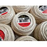 Casa si Gradina - Decoratiuni - DIY - Articole mercerie - Fir textil Cotton Pearl DMC, pentru brodat si crosetat, bobina 10g/80m, Ecru/S - Infinity.ro