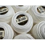 Casa si Gradina - Decoratiuni - DIY - Articole mercerie - Fir textil Cotton Pearl DMC, pentru brodat si crosetat, bobina 10g/80m, B5200/S - Infinity.ro