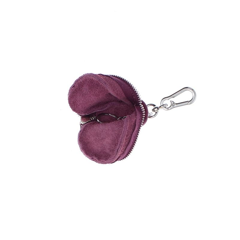 Fashion, accesorii si bijuterii - Femei - Accesorii femei - Portofele femei - Port chei, unisex, Buticcochet, din piele naturala, 11x5 cm, Mov - PR1110 - Infinity.ro