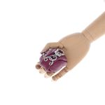 Fashion, accesorii si bijuterii - Femei - Accesorii femei - Portofele femei - Port chei, unisex, Buticcochet, din piele naturala, 11x5 cm, Mov - PR1110 - Infinity.ro