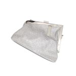 Fashion, accesorii si bijuterii - Femei - Accesorii femei - Genti si rucsacuri femei - Geanta, de dama, din material sintetic, ButicCochet, 23x15x6 cm, cu strasuri, Argintiu - GND845 - Infinity.ro