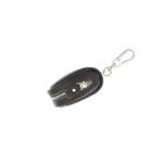 Fashion, accesorii si bijuterii - Femei - Accesorii femei - Portofele femei - Port chei, unisex, Buticcochet, din piele naturala, 11x5 cm, Gri - PR1119 - Infinity.ro