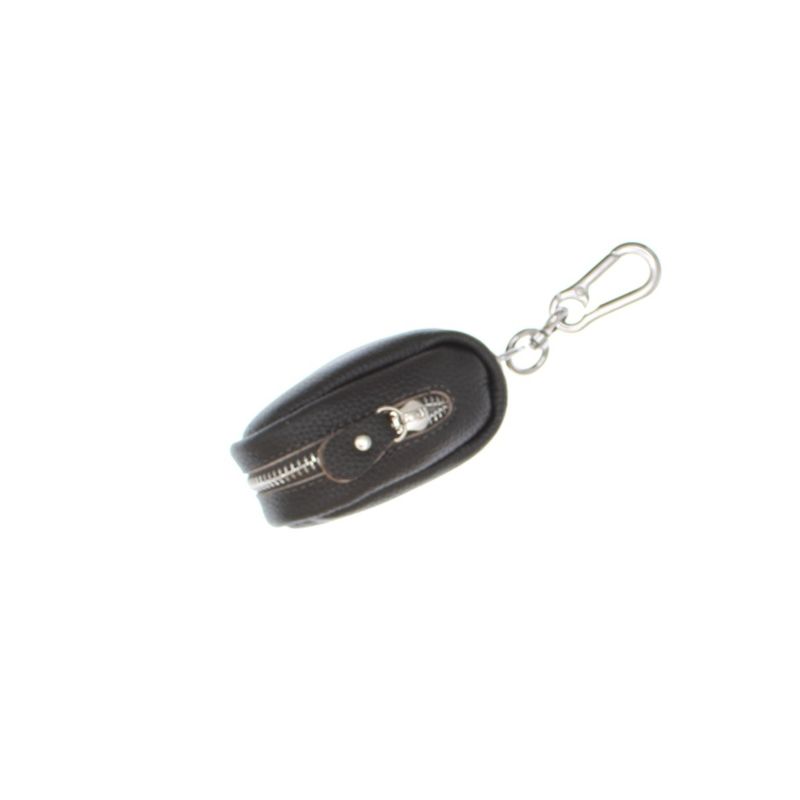 Fashion, accesorii si bijuterii - Femei - Accesorii femei - Portofele femei - Port chei, unisex, Buticcochet, din piele naturala, 11x5 cm, Gri - PR1119 - Infinity.ro