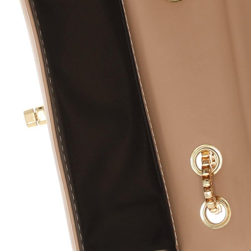 Fashion, accesorii si bijuterii - Femei - Accesorii femei - Genti si rucsacuri femei - Geanta de umar, dama, din material sintetic, ButicCochet, 19x12x6 cm, Maro - GND853 - Infinity.ro