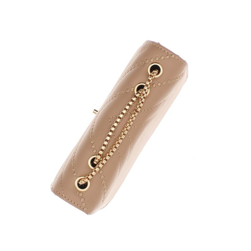 Fashion, accesorii si bijuterii - Femei - Accesorii femei - Genti si rucsacuri femei - Geanta de umar, dama, din material sintetic, ButicCochet, 19x12x6 cm, Maro - GND853 - Infinity.ro