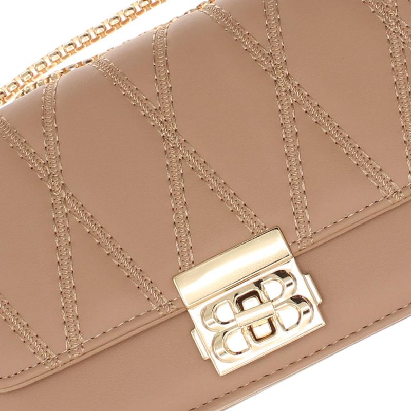 Fashion, accesorii si bijuterii - Femei - Accesorii femei - Genti si rucsacuri femei - Geanta de umar, dama, din material sintetic, ButicCochet, 19x12x6 cm, Maro - GND887 - Infinity.ro