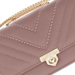 Fashion, accesorii si bijuterii - Femei - Accesorii femei - Genti si rucsacuri femei - Geanta de umar, dama, din material sintetic, ButicCochet, 19x12x6 cm, Lila - GND860 - Infinity.ro