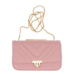 Fashion, accesorii si bijuterii - Femei - Accesorii femei - Genti si rucsacuri femei - Geanta de umar, dama, din material sintetic, ButicCochet, 19x12x6 cm, Roz - GND854 - Infinity.ro