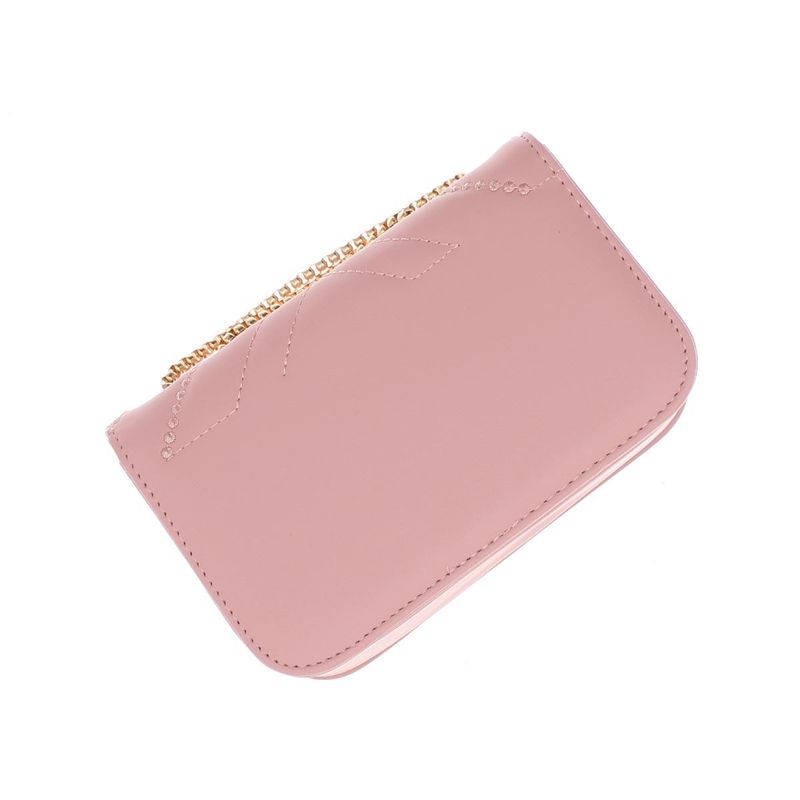 Fashion, accesorii si bijuterii - Femei - Accesorii femei - Genti si rucsacuri femei - Geanta de umar, dama, din material sintetic, ButicCochet, 19x12x6 cm, Roz - GND854 - Infinity.ro
