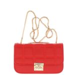 Fashion, accesorii si bijuterii - Femei - Accesorii femei - Genti si rucsacuri femei - Geanta de umar, dama, din material sintetic, ButicCochet, 19x12x6 cm, Rosu - GND916 - Infinity.ro
