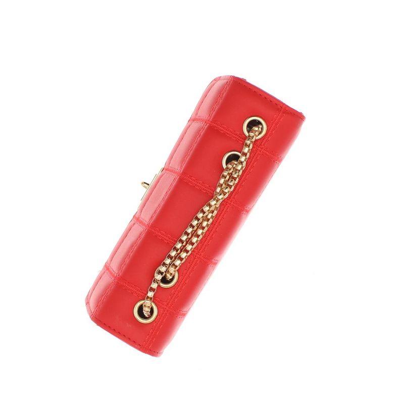 Fashion, accesorii si bijuterii - Femei - Accesorii femei - Genti si rucsacuri femei - Geanta de umar, dama, din material sintetic, ButicCochet, 19x12x6 cm, Rosu - GND916 - Infinity.ro