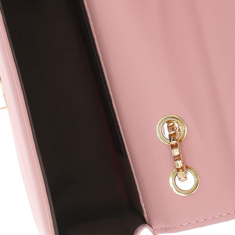 Fashion, accesorii si bijuterii - Femei - Accesorii femei - Genti si rucsacuri femei - Geanta de umar, dama, din material sintetic, ButicCochet, 19x12x6 cm, Roz - GND904 - Infinity.ro