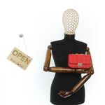 Fashion, accesorii si bijuterii - Femei - Accesorii femei - Genti si rucsacuri femei - Geanta de umar, dama, din material sintetic, ButicCochet, 19x12x6 cm, Rosu - GND916 - Infinity.ro