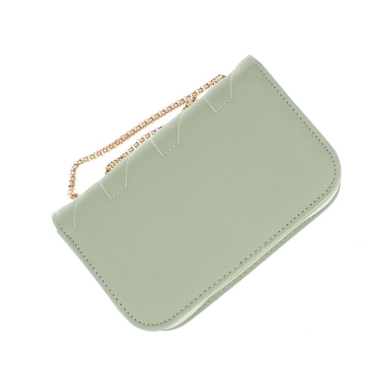 Fashion, accesorii si bijuterii - Femei - Accesorii femei - Genti si rucsacuri femei - Geanta de umar, dama, din material sintetic, ButicCochet, 19x12x6 cm, Verde - GND909 - Infinity.ro