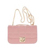 Fashion, accesorii si bijuterii - Femei - Accesorii femei - Genti si rucsacuri femei - Geanta de umar, dama, din material sintetic, ButicCochet, 19x12x6 cm, Roz - GND922 - Infinity.ro