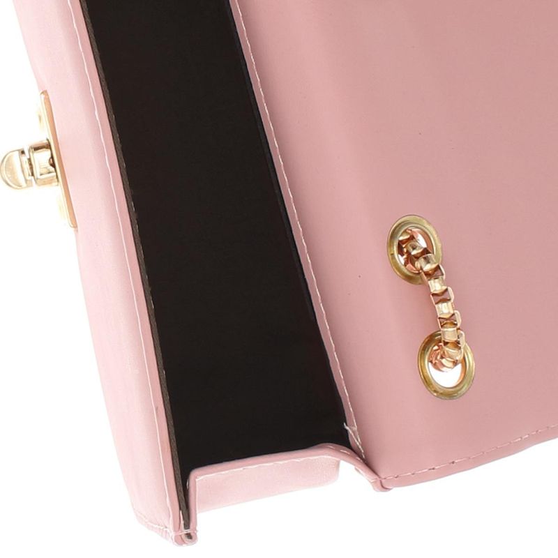 Fashion, accesorii si bijuterii - Femei - Accesorii femei - Genti si rucsacuri femei - Geanta de umar, dama, din material sintetic, ButicCochet, 19x12x6 cm, Roz - GND922 - Infinity.ro