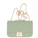 Fashion, accesorii si bijuterii - Femei - Accesorii femei - Genti si rucsacuri femei - Geanta de umar, dama, din material sintetic, ButicCochet, 19x12x6 cm, Verde - GND909 - Infinity.ro