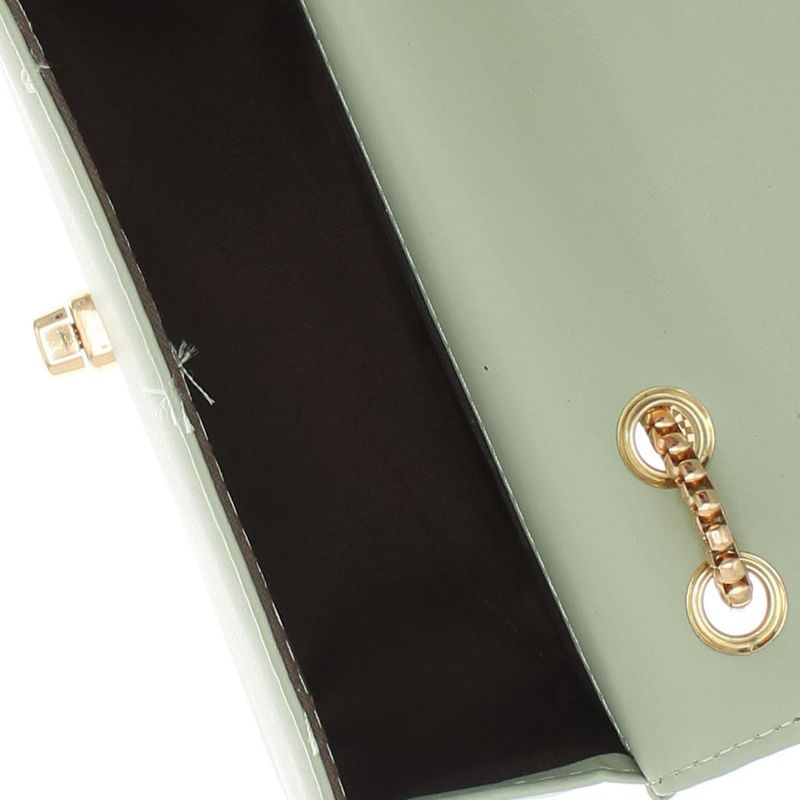 Fashion, accesorii si bijuterii - Femei - Accesorii femei - Genti si rucsacuri femei - Geanta de umar, dama, din material sintetic, ButicCochet, 19x12x6 cm, Verde - GND909 - Infinity.ro