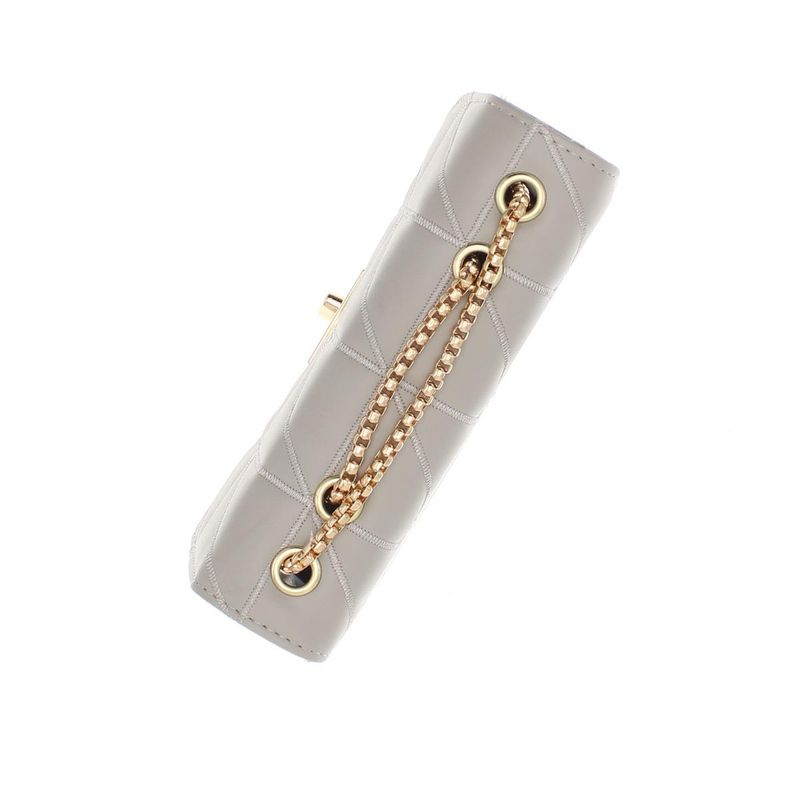 Fashion, accesorii si bijuterii - Femei - Accesorii femei - Genti si rucsacuri femei - Geanta de umar, dama, din material sintetic, ButicCochet, 19x12x6 cm, Gri - GND913 - Infinity.ro