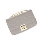 Fashion, accesorii si bijuterii - Femei - Accesorii femei - Genti si rucsacuri femei - Geanta de umar, dama, din material sintetic, ButicCochet, 19x12x6 cm, Gri - GND913 - Infinity.ro