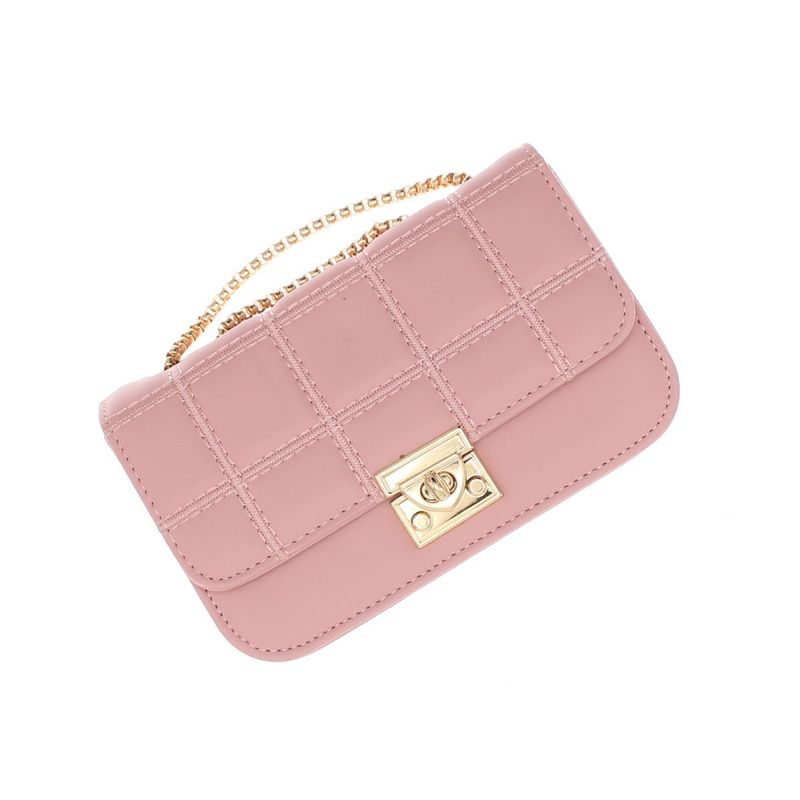 Fashion, accesorii si bijuterii - Femei - Accesorii femei - Genti si rucsacuri femei - Geanta de umar, dama, din material sintetic, ButicCochet, 19x12x6 cm, Roz - GND922 - Infinity.ro