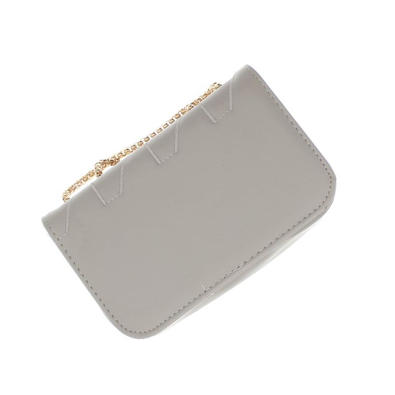 Fashion, accesorii si bijuterii - Femei - Accesorii femei - Genti si rucsacuri femei - Geanta de umar, dama, din material sintetic, ButicCochet, 19x12x6 cm, Gri - GND913 - Infinity.ro