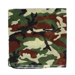Fashion, accesorii si bijuterii - Femei - Accesorii femei - Esarfe si fulare femei - Bandana din bumbac, dimensiune 55 x 55 cm, imprimeu Army, Buticcochet, Kaki - ES2207 - Infinity.ro