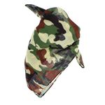 Fashion, accesorii si bijuterii - Femei - Accesorii femei - Esarfe si fulare femei - Bandana din bumbac, dimensiune 55 x 55 cm, imprimeu Army, Buticcochet, Kaki - ES2207 - Infinity.ro