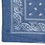 Fashion, accesorii si bijuterii - Femei - Accesorii femei - Esarfe si fulare femei - Bandana din bumbac, dimensiune 55 x 55 cm, imprimeu mandala, Buticcochet, Albastru inchis - ES2204 - Infinity.ro