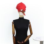 Fashion, accesorii si bijuterii - Femei - Accesorii femei - Esarfe si fulare femei - Bandana din bumbac, dimensiune 55 x 55 cm, Buticcochet, model uni, Rosu - ES2227 - Infinity.ro