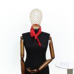 Fashion, accesorii si bijuterii - Femei - Accesorii femei - Esarfe si fulare femei - Bandana din bumbac, dimensiune 55 x 55 cm, Buticcochet, model uni, Rosu - ES2227 - Infinity.ro