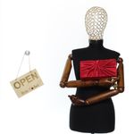 Fashion, accesorii si bijuterii - Femei - Accesorii femei - Genti si rucsacuri femei - Geanta plic, de dama, din material sintetic, ButicCochet, 24x13x6 cm, Rosu - GND1068 - Infinity.ro