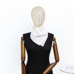 Fashion, accesorii si bijuterii - Femei - Accesorii femei - Esarfe si fulare femei - Bandana din bumbac, dimensiune 55 x 55 cm, Buticcochet, model uni, Alb - ES2233 - Infinity.ro