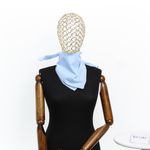 Fashion, accesorii si bijuterii - Femei - Accesorii femei - Esarfe si fulare femei - Bandana din bumbac, dimensiune 55 x 55 cm, Buticcochet, model uni, Bleu - ES2237 - Infinity.ro