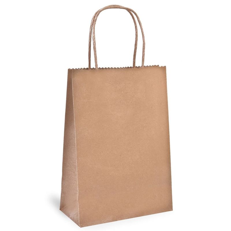 Market - Cadouri - Pungi cadou si accesorii - Sacosa pentru Cadou Kraft Maro 16x8x23cm - Infinity.ro