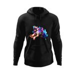 Fashion, accesorii si bijuterii - Barbati - Imbracaminte - Hanorace barbati - Hanorac barbati League of Legends Ahri Nine Tailed Fox LoL, negru, marime 2XL - Infinity.ro