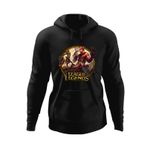 Fashion, accesorii si bijuterii - Barbati - Imbracaminte - Hanorace barbati - Hanorac barbati Lee Sin League of Legends Arte Martiale LoL, negru, marime 2XL - Infinity.ro
