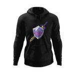 Fashion, accesorii si bijuterii - Barbati - Imbracaminte - Hanorace barbati - Hanorac barbati Legend of Zelda Epic Shield Sky Breath, negru, marime 2XL - Infinity.ro