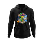 Fashion, accesorii si bijuterii - Barbati - Imbracaminte - Hanorace barbati - Hanorac barbati Legend of Zelda Magic Sky, negru, marime 2XL - Infinity.ro