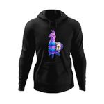 Fashion, accesorii si bijuterii - Barbati - Imbracaminte - Hanorace barbati - Hanorac barbati Llama Fortnite Play, negru, marime 2XL - Infinity.ro