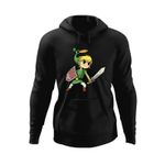 Fashion, accesorii si bijuterii - Barbati - Imbracaminte - Hanorace barbati - Hanorac barbati Link Warrior Legend of Zelda Breath, negru, marime 2XL - Infinity.ro