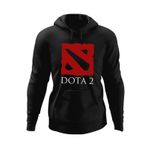 Fashion, accesorii si bijuterii - Barbati - Imbracaminte - Hanorace barbati - Hanorac barbati Logo Dota 2 Defense of the Ancients Emblem, negru, marime 2XL - Infinity.ro