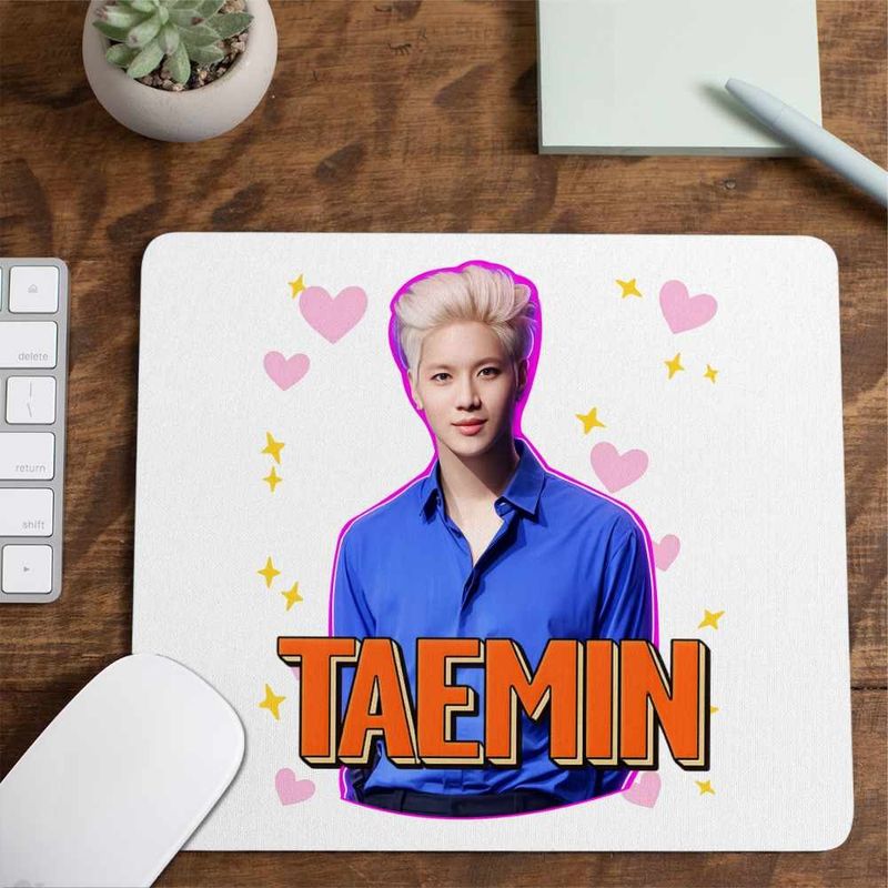 PC, gaming si accesorii - Periferice PC - Mousepad - Mousepad Taemin Trend Kpop, 21x19cm - Infinity.ro