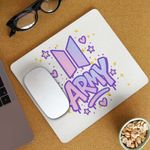 PC, gaming si accesorii - Periferice PC - Mousepad - Mousepad BTS Army K-Pop, 21x19cm - Infinity.ro