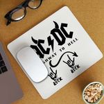 PC, gaming si accesorii - Periferice PC - Mousepad - Mousepad AC/DC Highway To Hell ACDC Merch, 21x19cm - Infinity.ro