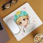PC, gaming si accesorii - Periferice PC - Mousepad - Mousepad Taemin Chibi Shinee Kpop, 21x19cm - Infinity.ro