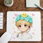 PC, gaming si accesorii - Periferice PC - Mousepad - Mousepad Taemin Chibi Shinee Kpop, 21x19cm - Infinity.ro