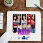 PC, gaming si accesorii - Periferice PC - Mousepad - Mousepad I-dle Kpop Yuqi Soyeon Merch Gidle, 21x19cm - Infinity.ro