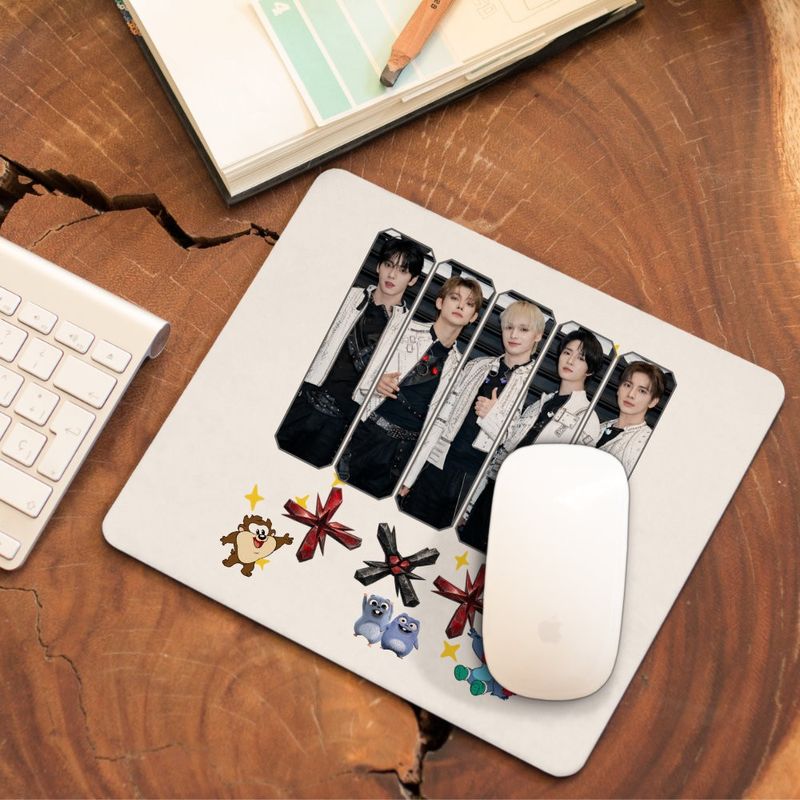 PC, gaming si accesorii - Periferice PC - Mousepad - Mousepad Tomorrow X Together Kpop Party Merch, 21x19cm - Infinity.ro